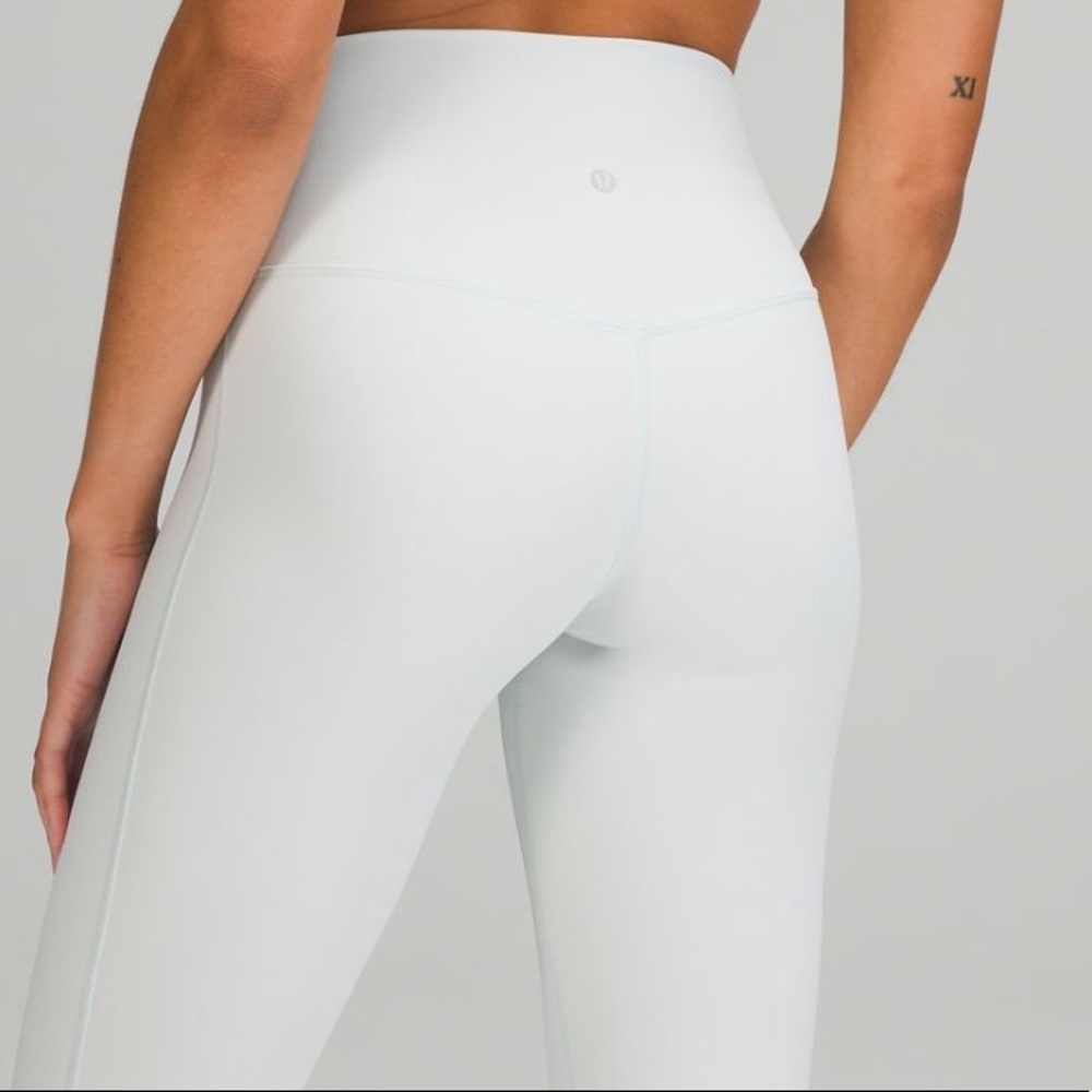 Lululemon 25” Align white leggings